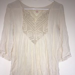 Vintage off white top, Size S